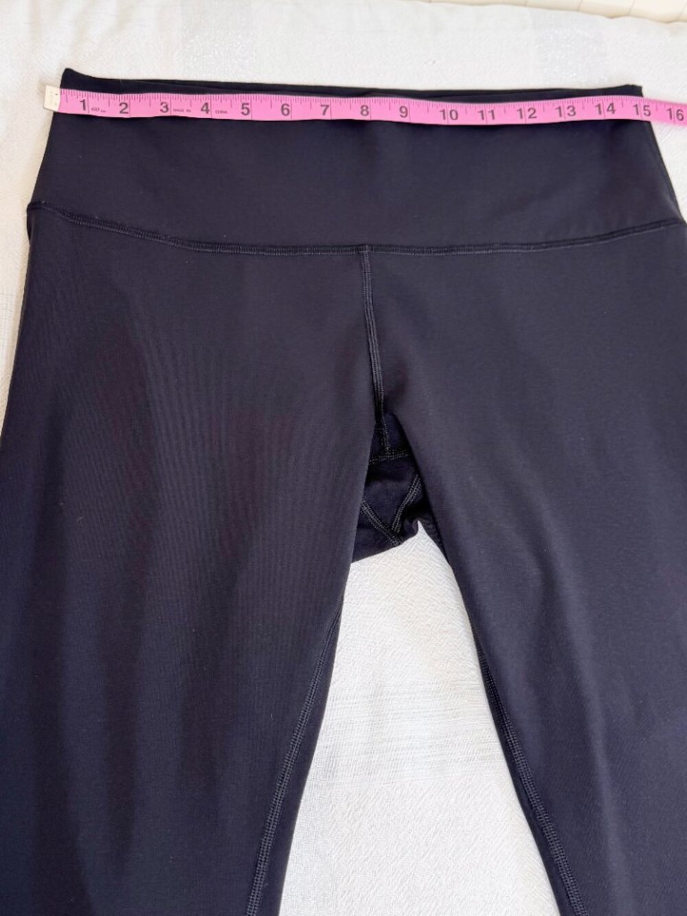 Lululemon Wunder Under High Rise 28" Brushed Luxtreme Black Leggings 12 - Picture 7 of 12
